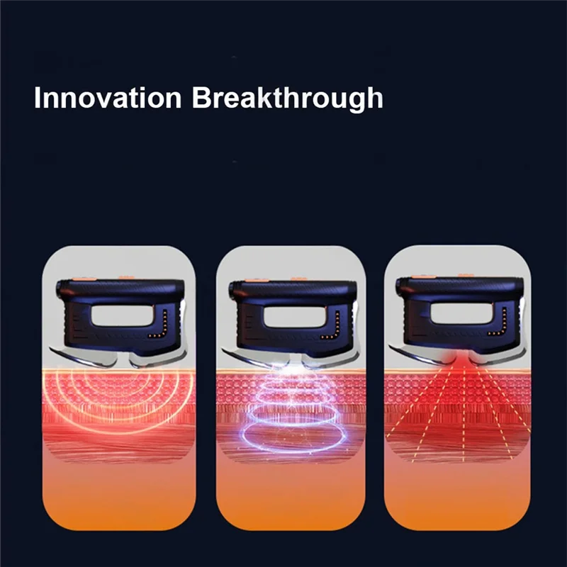 AB43-Microcorrente Massaggiatore per la schiena Micro-elettrico Vibrazione Fascia Coltello Dispositivo per raschiare il massaggio con impacco caldo B