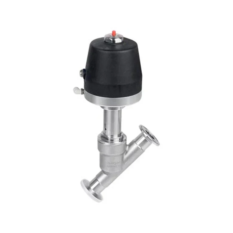 DONJOY plastic pneumatic angle seat valve for flow control sanitary valve angle seat valves