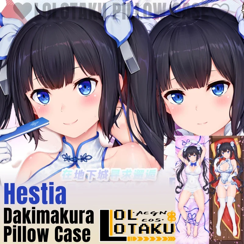 

Hestia Dakimakura Is It Wrong To Seek A Dungeo Sexy Hugging Full Body Pillow Case Cover Pillowcase Cushion Case Bedding Decor