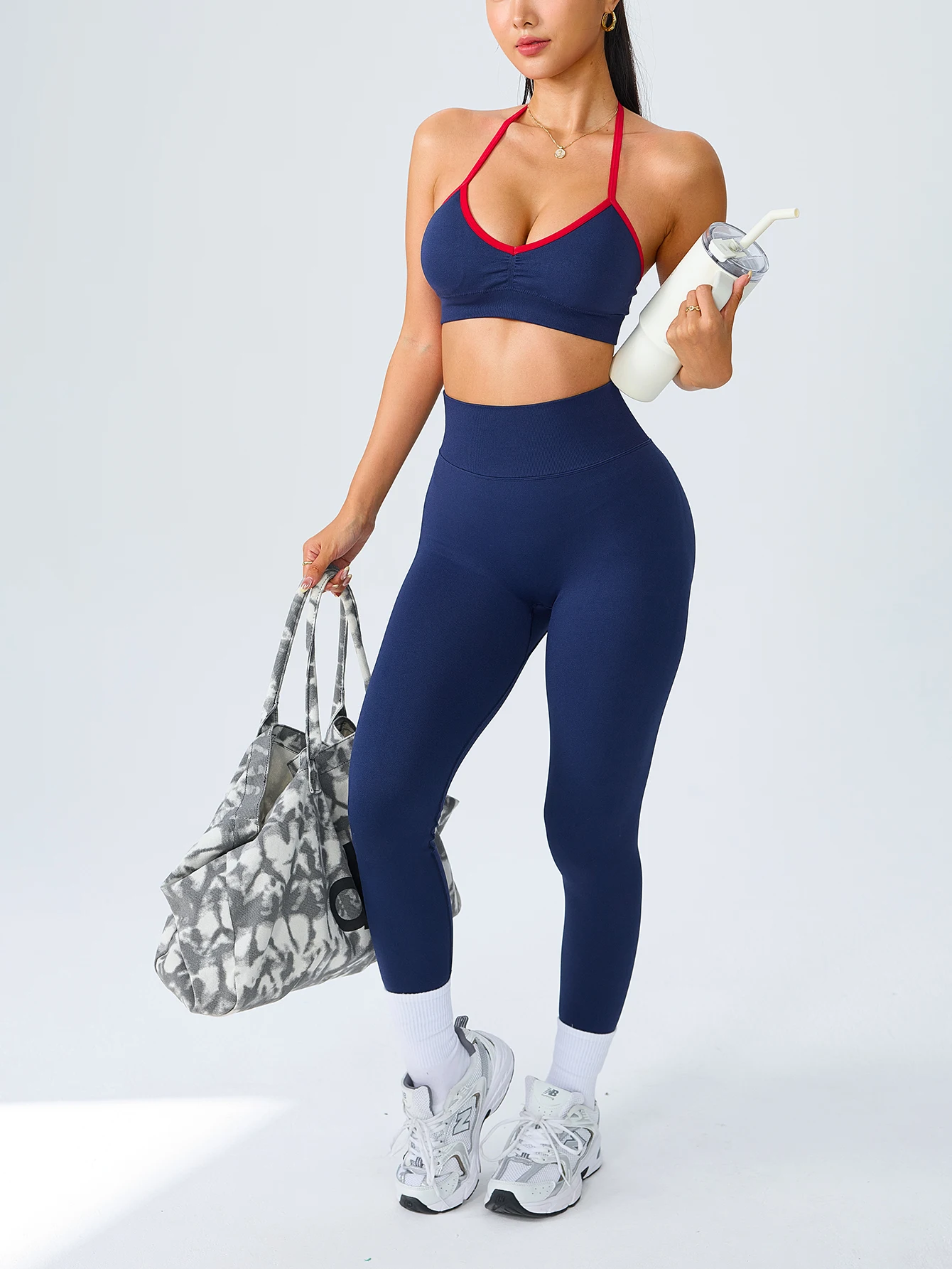 2 teile/satz Weste Yoga Legging Nahtlose Workout Outfit Squat-Proof Sportswear Frau Gym Yoga Kleidung Frauen Trainingsanzug Active Neue