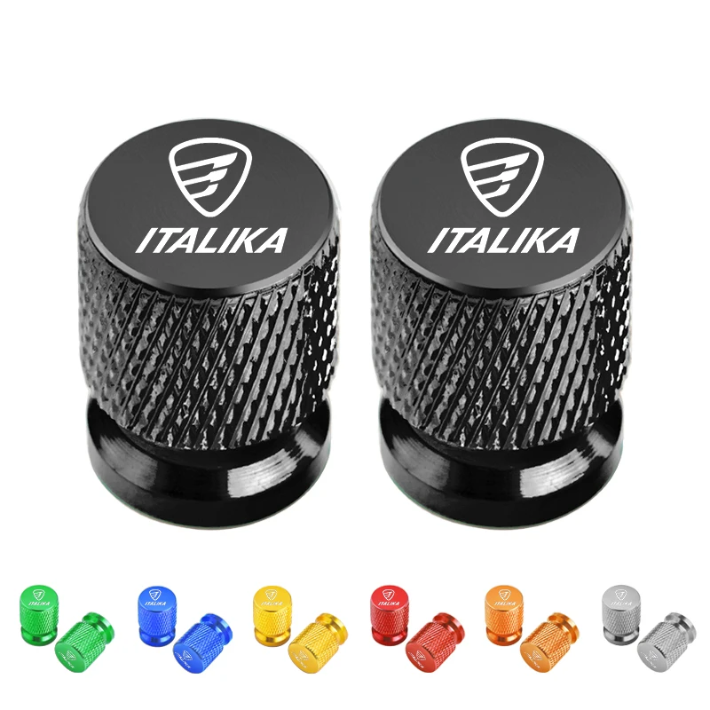 

2PCS For ITALIKA 125 Z 150 SZ 150 200 250Z AT110 AT125 RT Tire Valve Caps Wheel Tyre Cover CNC Aluminum Alloy Accessories