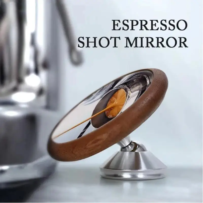 1Pcs Magnetic Monitoring Bottomless Portafilter Lens Espresso Extraction Mirror Flow Rate Observation Coffee Machine Accessories