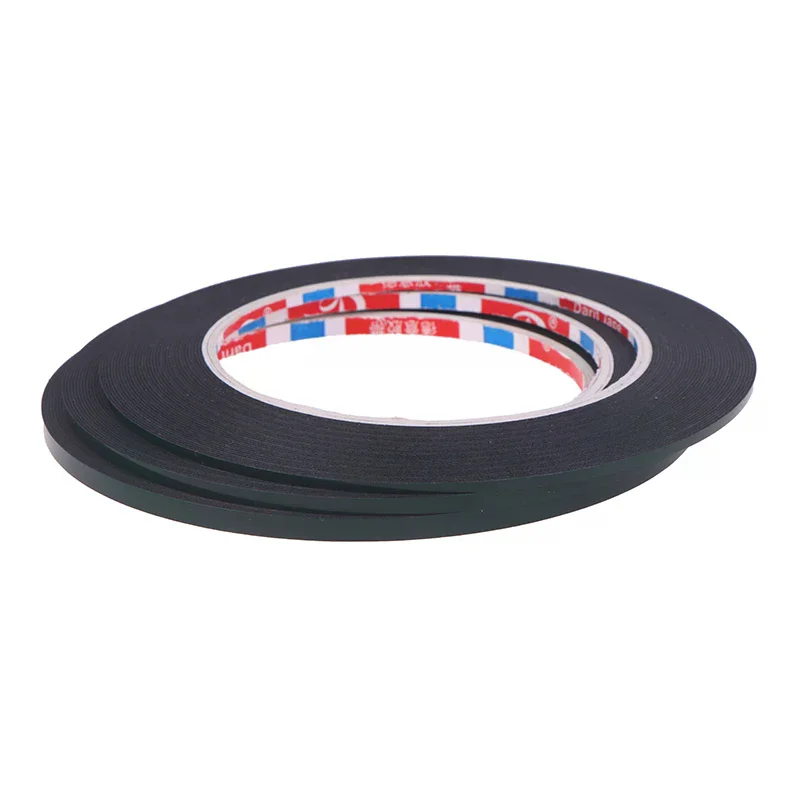 2PCS 2/3/4mm 10meters for Double Sided Sticky Foam Tape Adhesive Lcd Screen Frameless