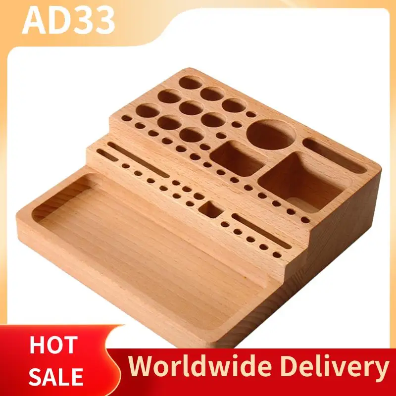 

【A28I DIY стойка для инструментов из бука, ручная работа, инструмент для печати, резьба, штамповка, алмазные инструменты, ящик для хранения, набор для изготовления кожи