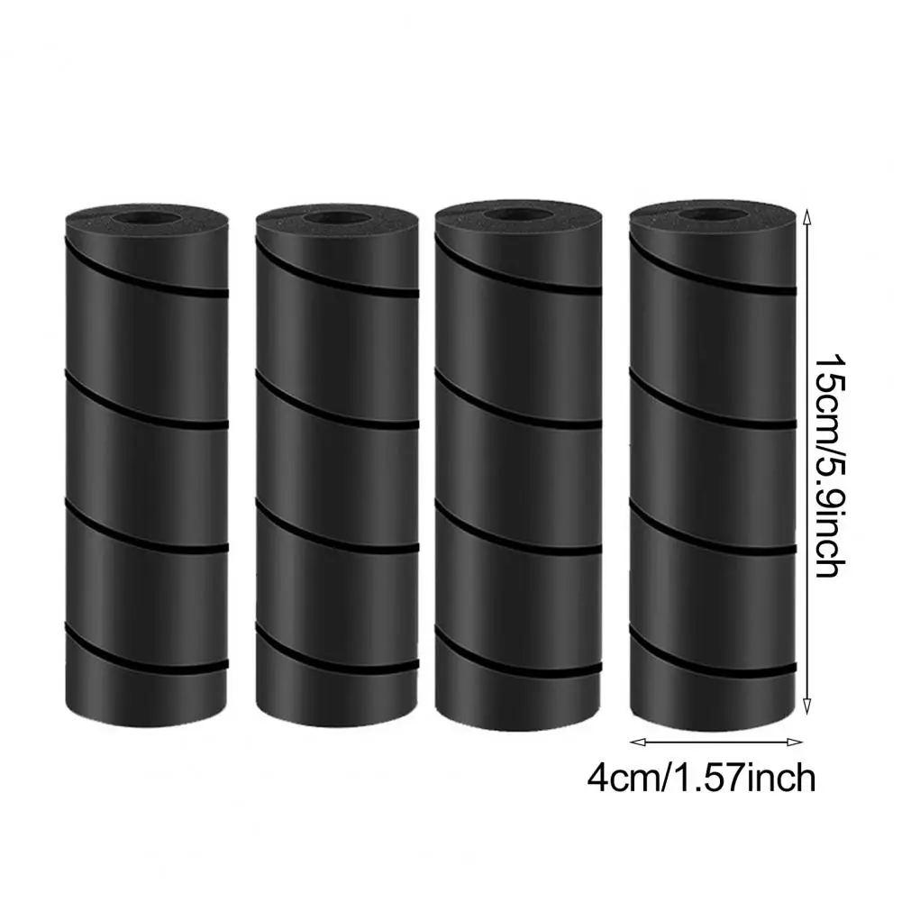 Epdm ラバートゥフォームグリップチューブスレッドデザインフォームサポート家庭用オブジェクト家具レッグガードセット衝突防止ベッドハード用