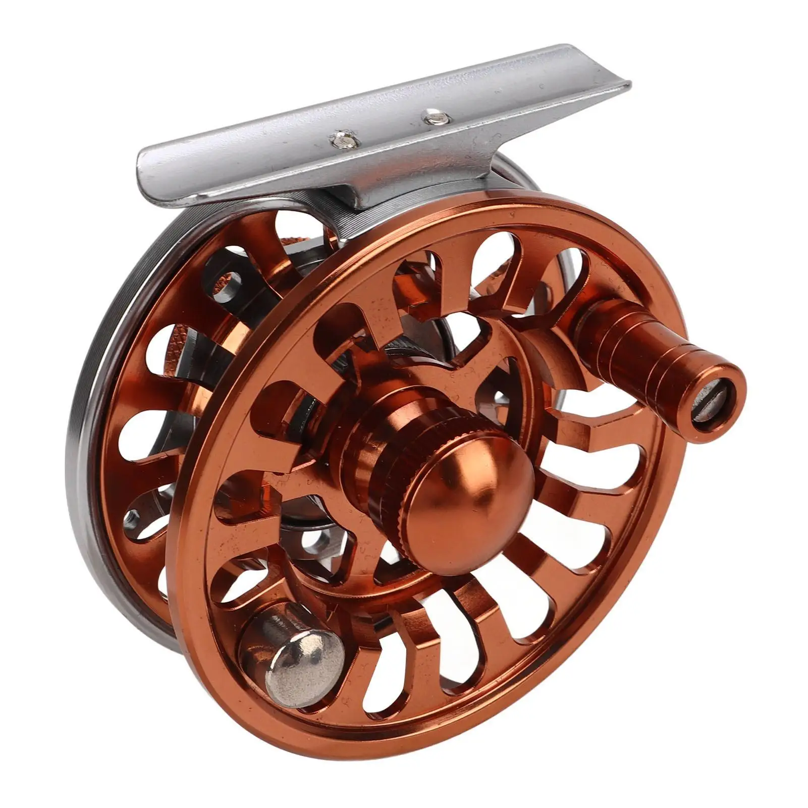 Durable Metal Fly Fishing Reel with Oxidation Treatment - Perfect for outdoor Fishing Adventures