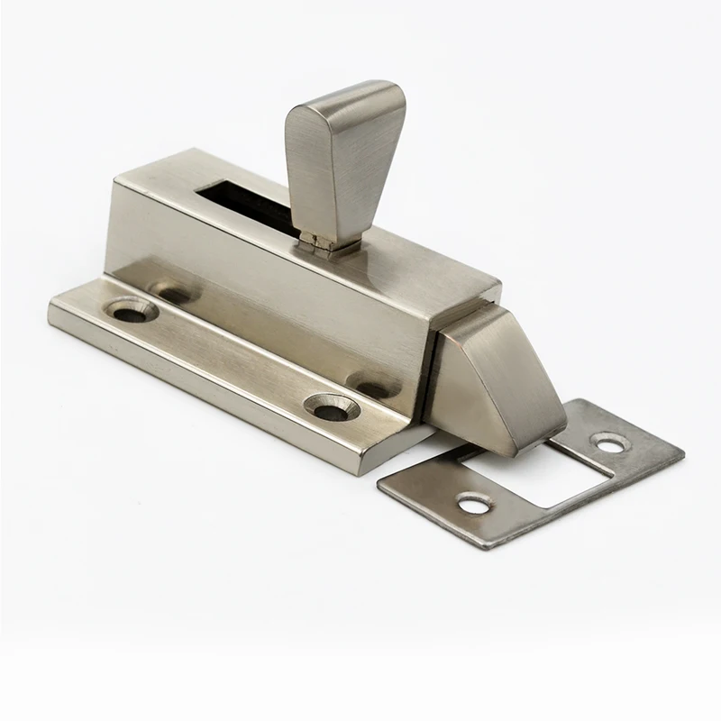 Zinc Alloy Press-Type Automatic Equipment Door Lock,Impact-Type Door Lock Push-In That Locks The Latch Pull To Open The Door Pi