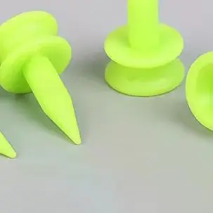 50Pcs Professional Golf Tees 25MM Castle Green Plastic Golfer Accessory 0.98' Perfect for Teeing the Ball