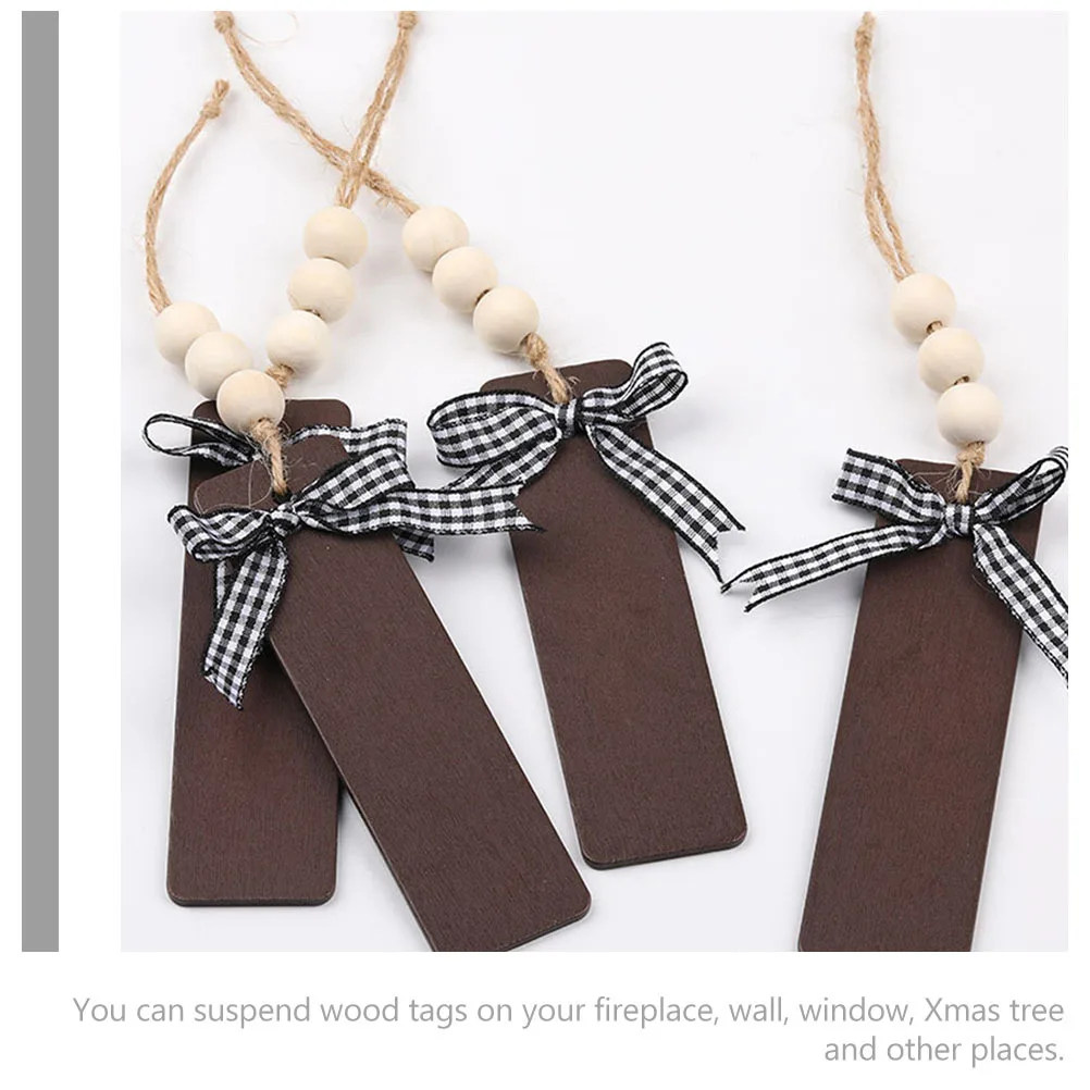 

12Pcs Blank DIY Wood Tags Unfinished Wooden Cutouts for Christmas DIY Craft Ornament Gift Packing Label Name Card Hanging Props