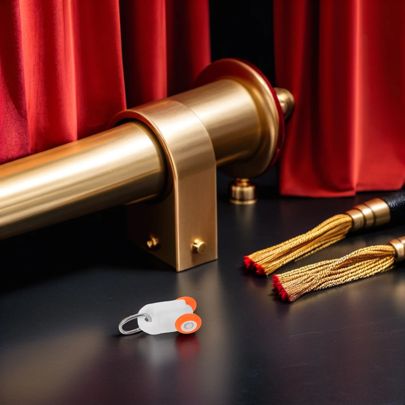 

120Pcs Curtain Track Glider Rollers Smooth Twin Wheeled Track Roller Gliders Ceiling Window Drapery Rail Sliding