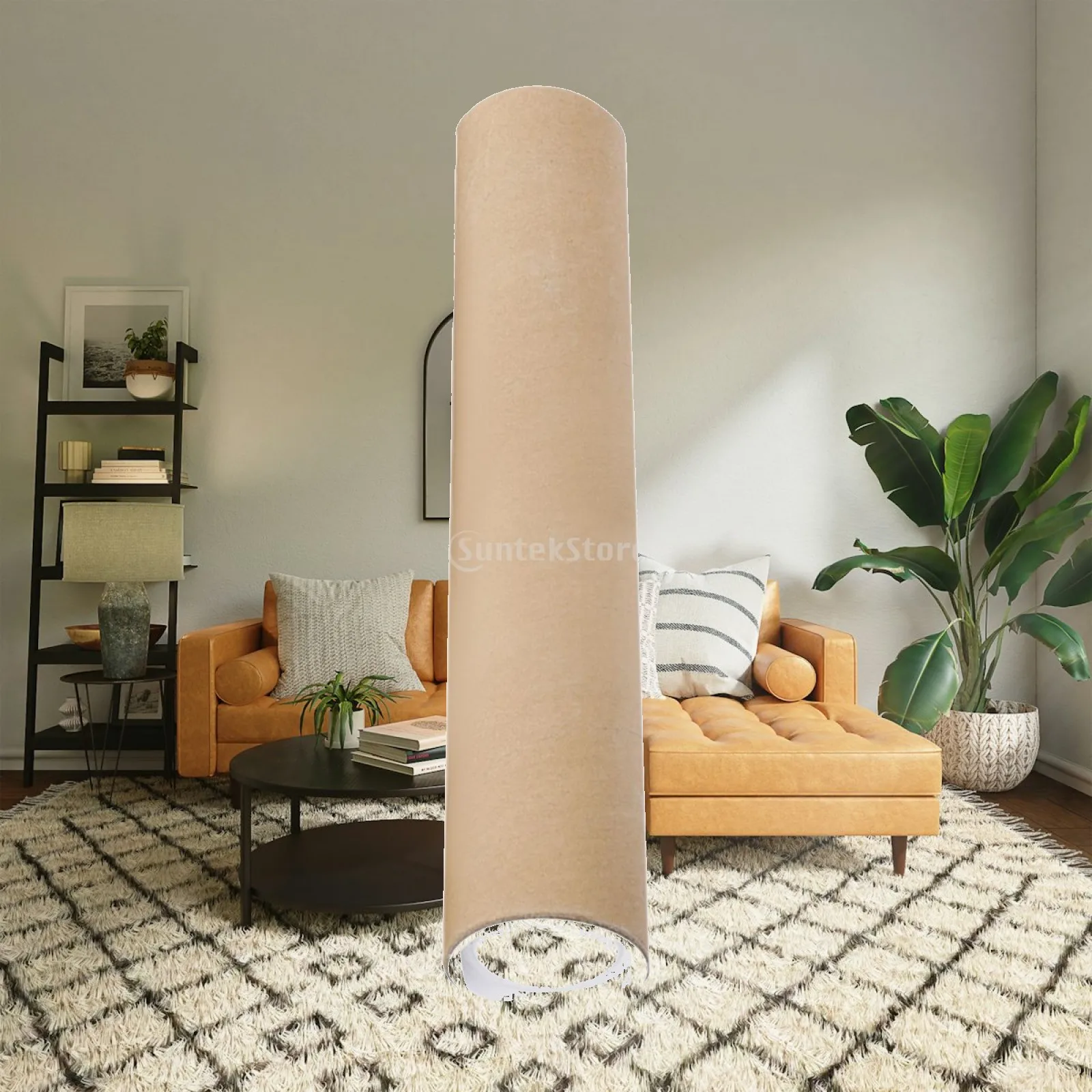 Durable Cardboard Shipping Tube 100cm Long for Large Art Poster Blueprint Storage