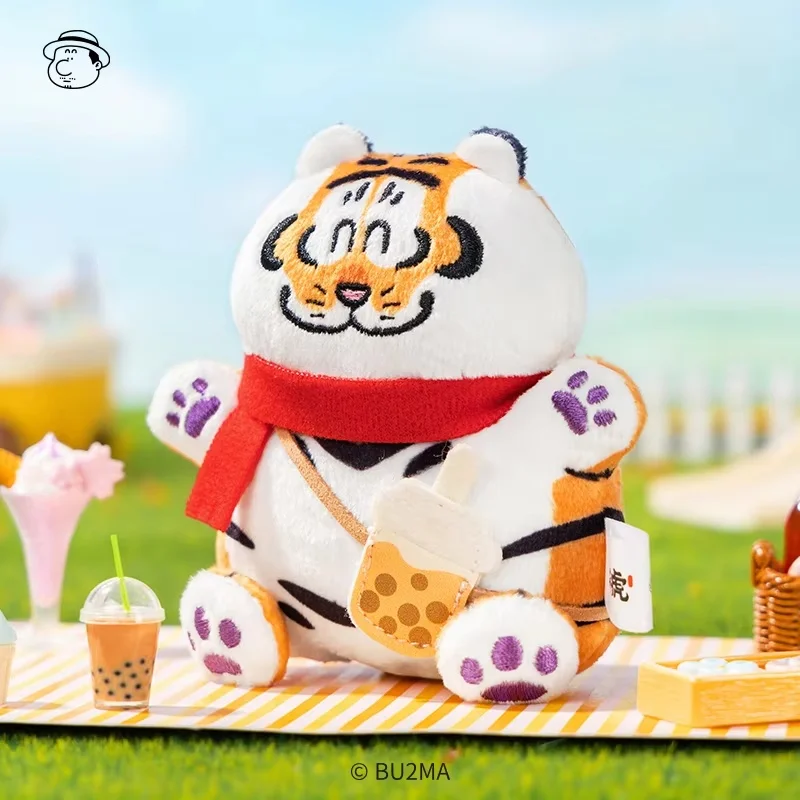 New Genuine Blind Box Fat Tiger Food Party Doll Blind Bag Mystery Box Pendant Key Chain Bag Pendant Ornament Original Toy Gift