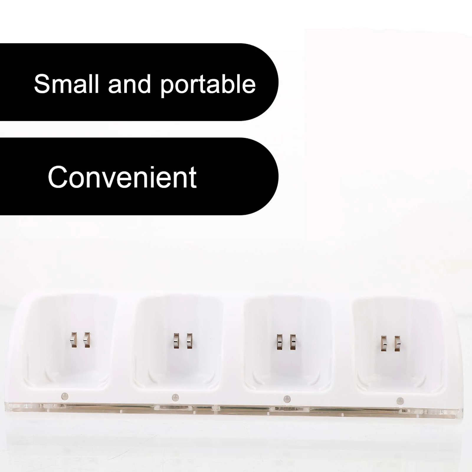 

Charging St 4 Slots ABS Material Game Console USB Rechargeable Adapter Home Use Remote Storage Solution
