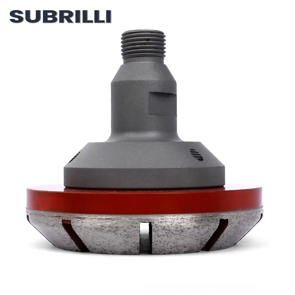 

SUBRILLI diamond grinding wheels with 1/2 Gas flange adaptor CNC router bit profiling wheel abrasive grinding tool