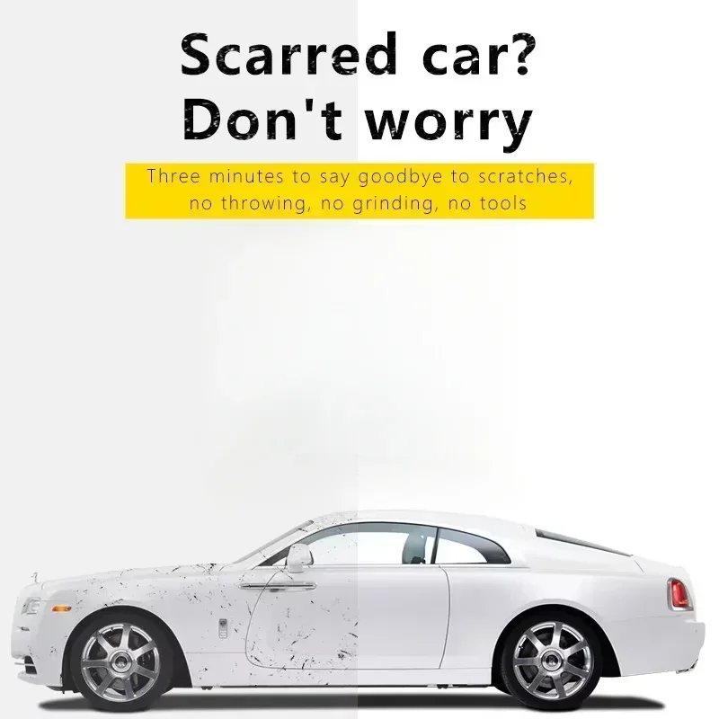 2026 New 2pcs Upgraded Nano Magic Car Scratch Repair Cloth, Multipurpose Nanomagic Cloth For Paint Scratch Removal Car Detailing