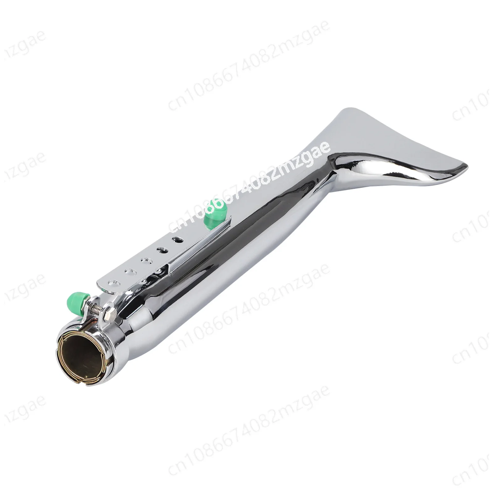 

Motorcycle retro exhaust pipe, straight row fishtail, universal tail section