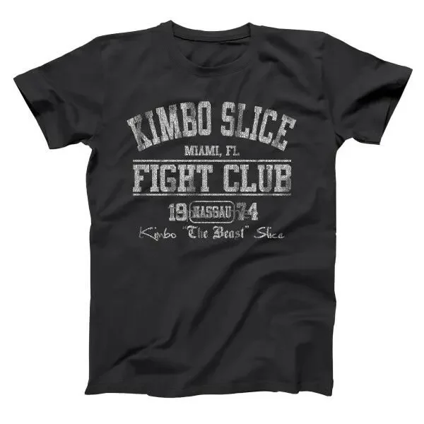 

Summer 2019 Kimbo Slice Fight Club Miami Mtaa Boxering Gymer Black Basic Men'S T-Shirt Pulp Fiction Streetwear John Wick