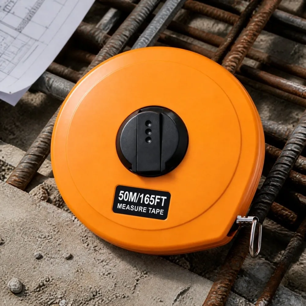 Impact Resistant Long Steel Tape Measure Metric And Imperial Portable Reel Design Heavy Duty Tape Measure Anti Fouling