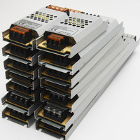 Ultra-thin Strip LED Power Supply SMPS 12V 24V AC-DC 220V TO 12V 24V 60W 100W 120W 300W 400W Switching Power Supply