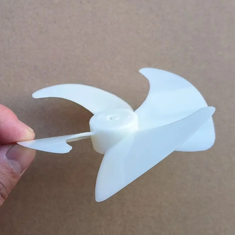 1 шт., детали для холодильника, диаметр 100 м, 4-лопастная пластиковая лопасть охлаждающего вентилятора с центральным отверстием 3 мм