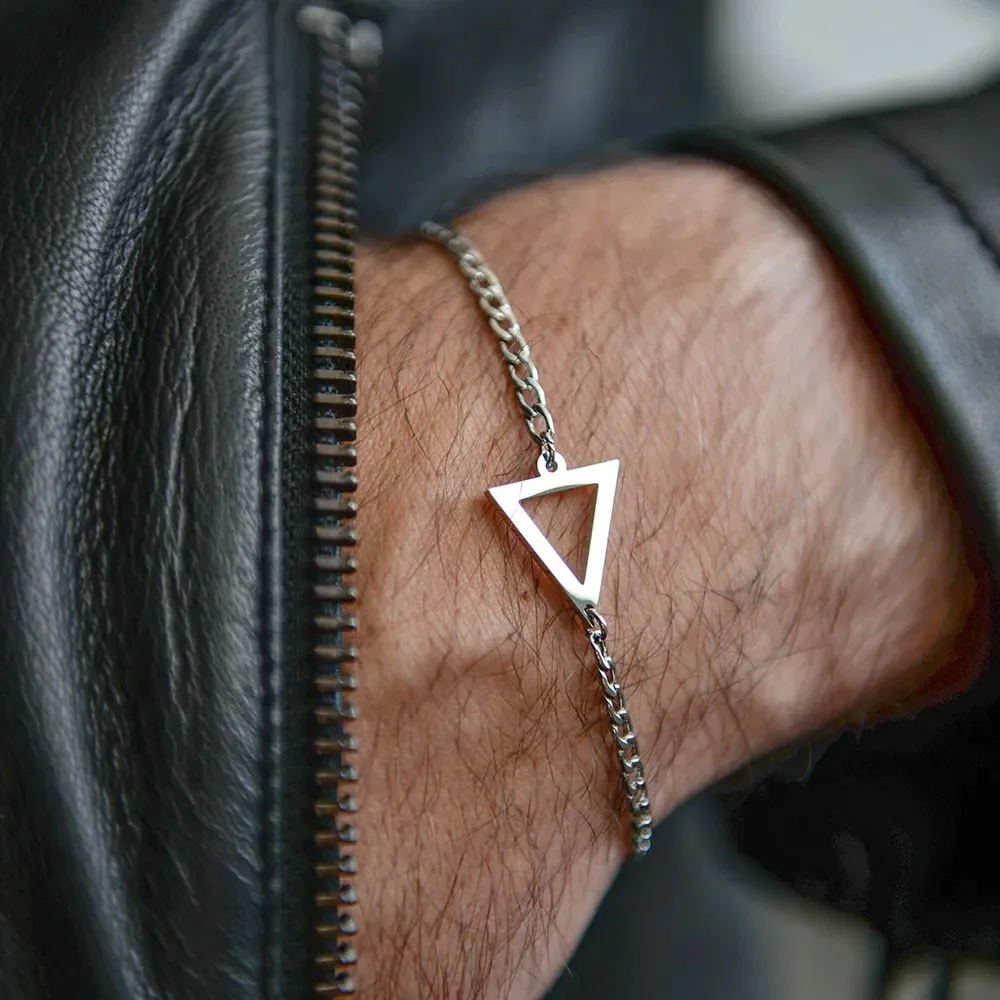 

Hiphop Rope Men Bracelet Apparel Accessories Stainless Steel Chain Unfading Punk Braslet Locomotive Cool Boyfriend Gift Pulseira