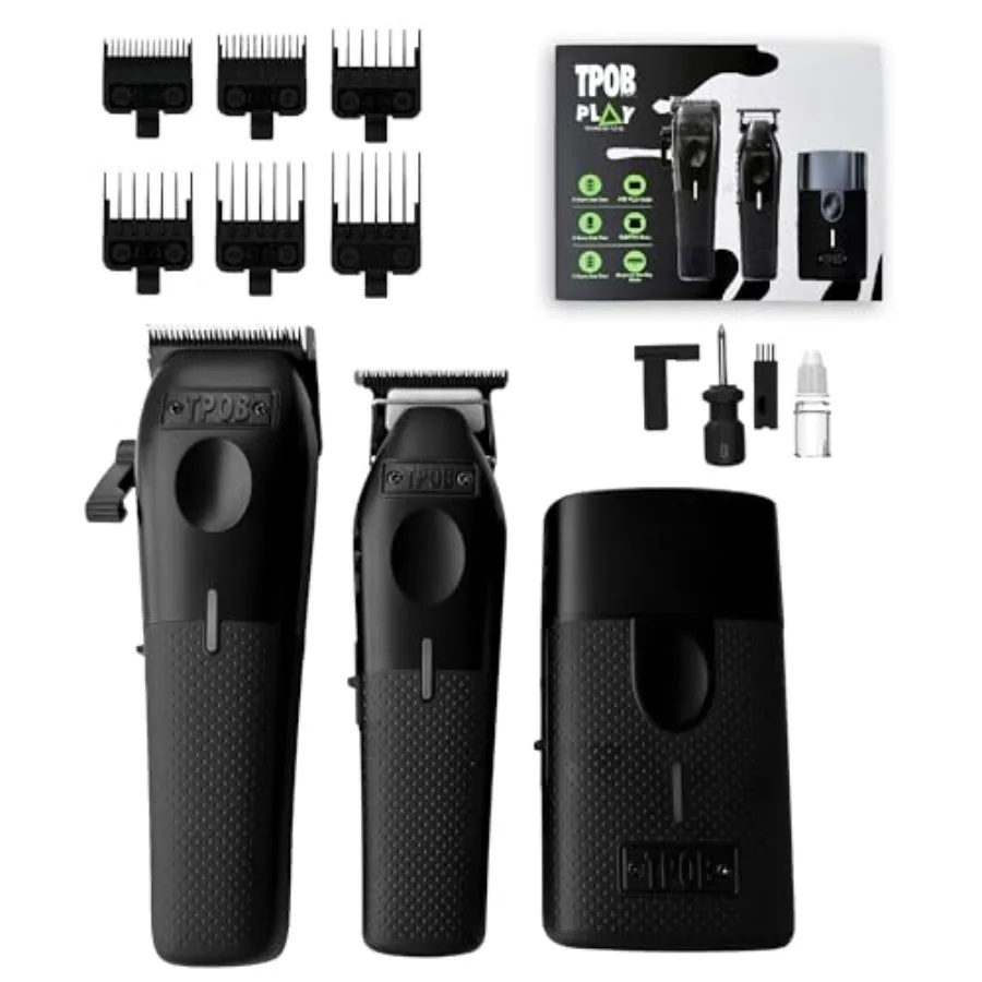 

Play Barber Hair Clippers for Men 7500 RPM with Rubber Grips