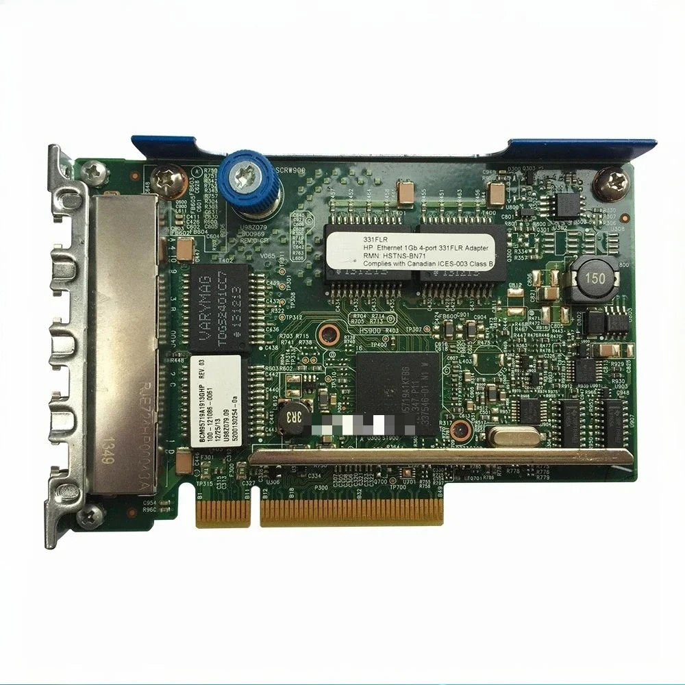 

Original 331FLR 629135-B21 629133-001 634025-001 Expanding Board for Server 4-Port Gigabit Ethernet 1Gb 331 FLR Adapter
