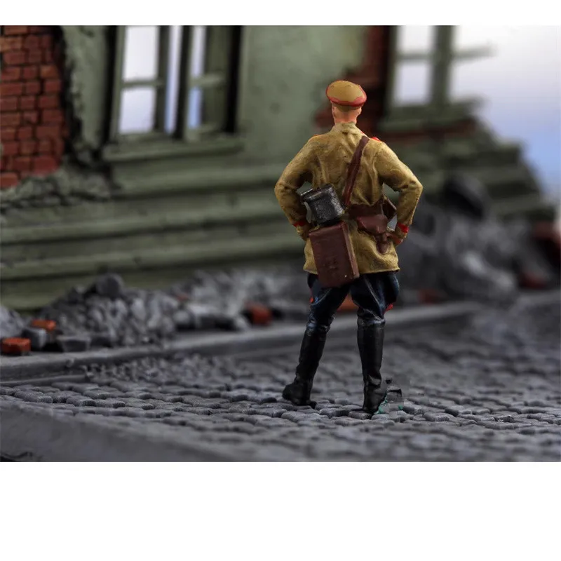 Model w skali 1:72, 1 sztuka, figurka akcji komisarza politycznego Armii Czerwonej ZSRR, akcesorium do scen DIY, kolekcja do ekspozycji.
