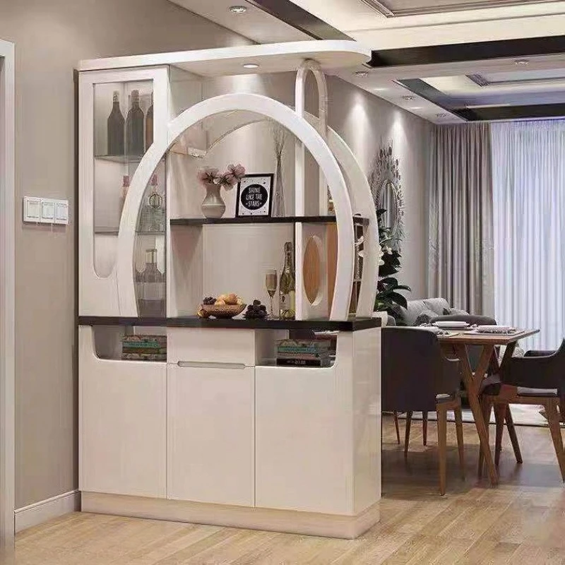 Living room partition cabinet Double-sided shoe Entry door screen locker Modern simple foyer wine Decorative