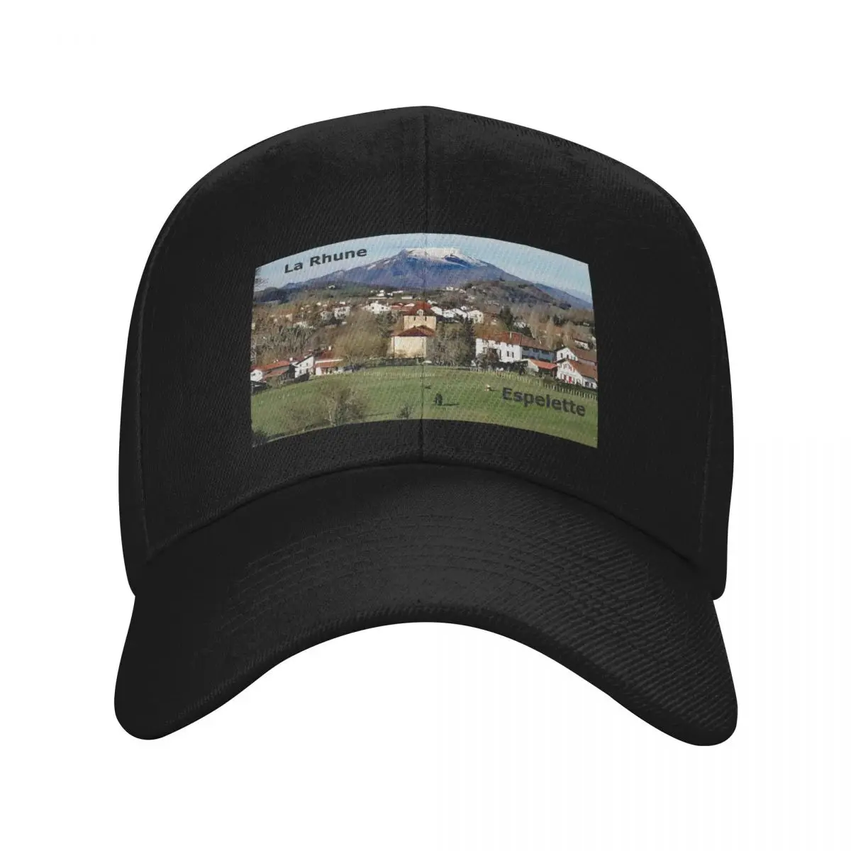 

La Rhune and the Village of Espelette Baseball Cap derby hat Golf Wear Military Tactical Cap Hats Woman Men's