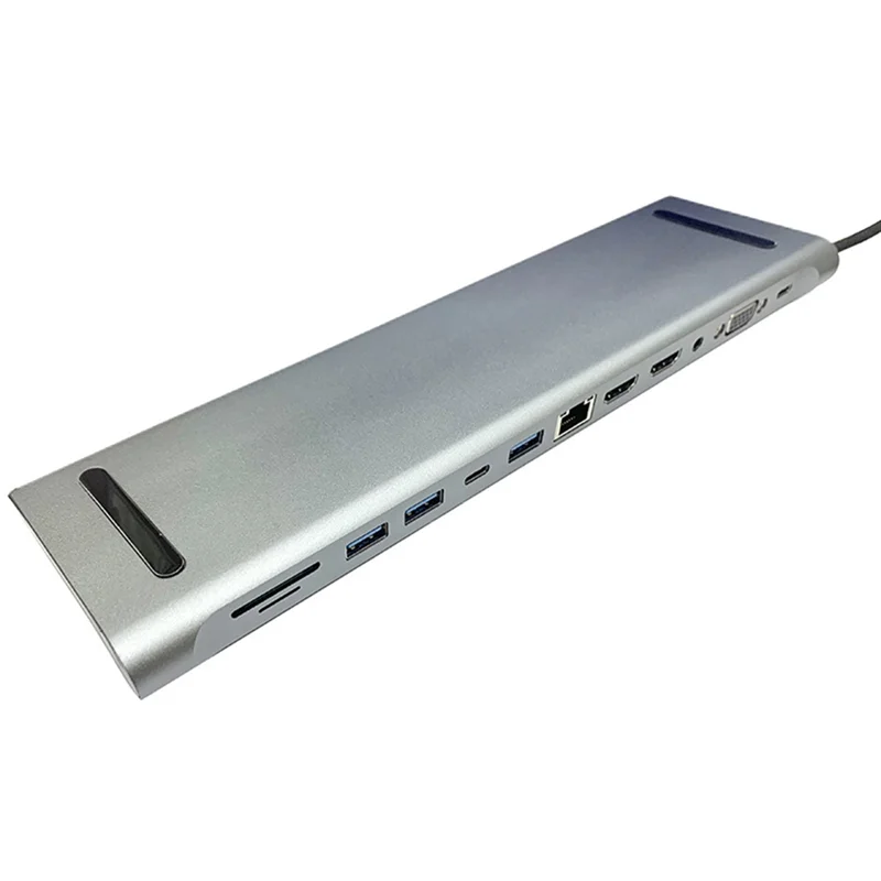 

Smart-12 в 1, USB-концентратор C, док-станция расширения типа C, USB-концентратор, подходит для док-станции расширения для ноутбука