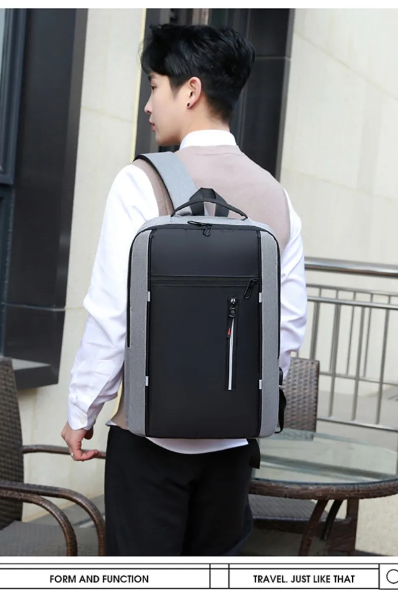 Man Bag One Shoulder Multi-function Messenger Bag Password Lock Sports Bike Bag Waterproof USB Charging Port Anti-theft Chest BA