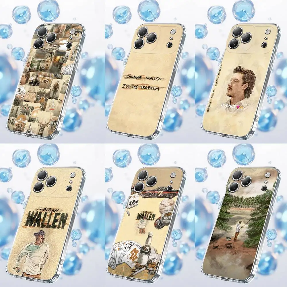 

M-Morgan W-Wallen Im the Problem Phone Case For iPhone 17,16,15,14,13,12,11 Plus,Pro,Max,Plus,E,SE4,Air,Mini Transparent