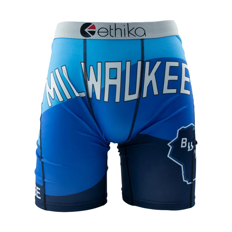 ETHIKA Men Underwear Boxers 1Pcs Sexy Breathable Mesh Crotch Man Swimming Underpants Plus Size Mens Panties Men's Boxers Briefs image 6