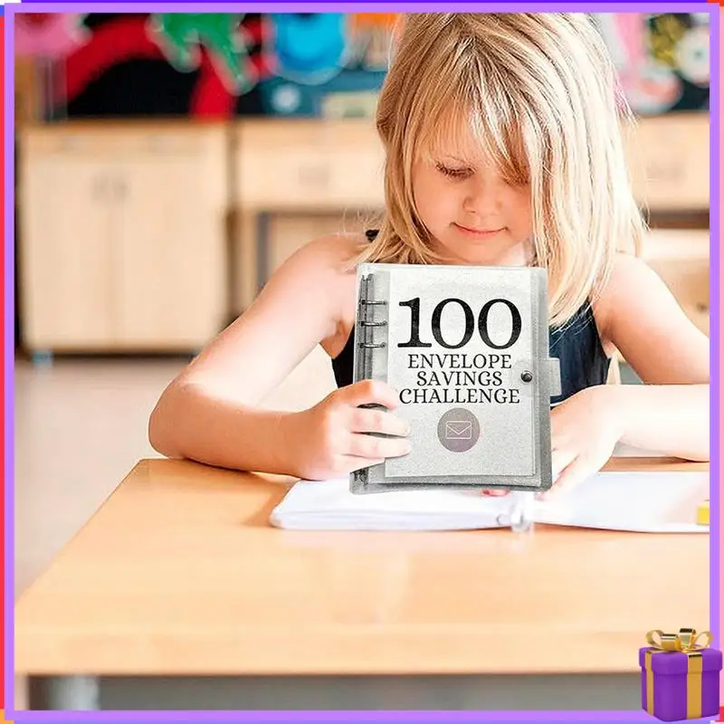Advanced Money-Saving Challenge Kit, 100 Envelope Challenge Binder For Saving 5050 Cash Envelopes For Budget Planning Easy To Us