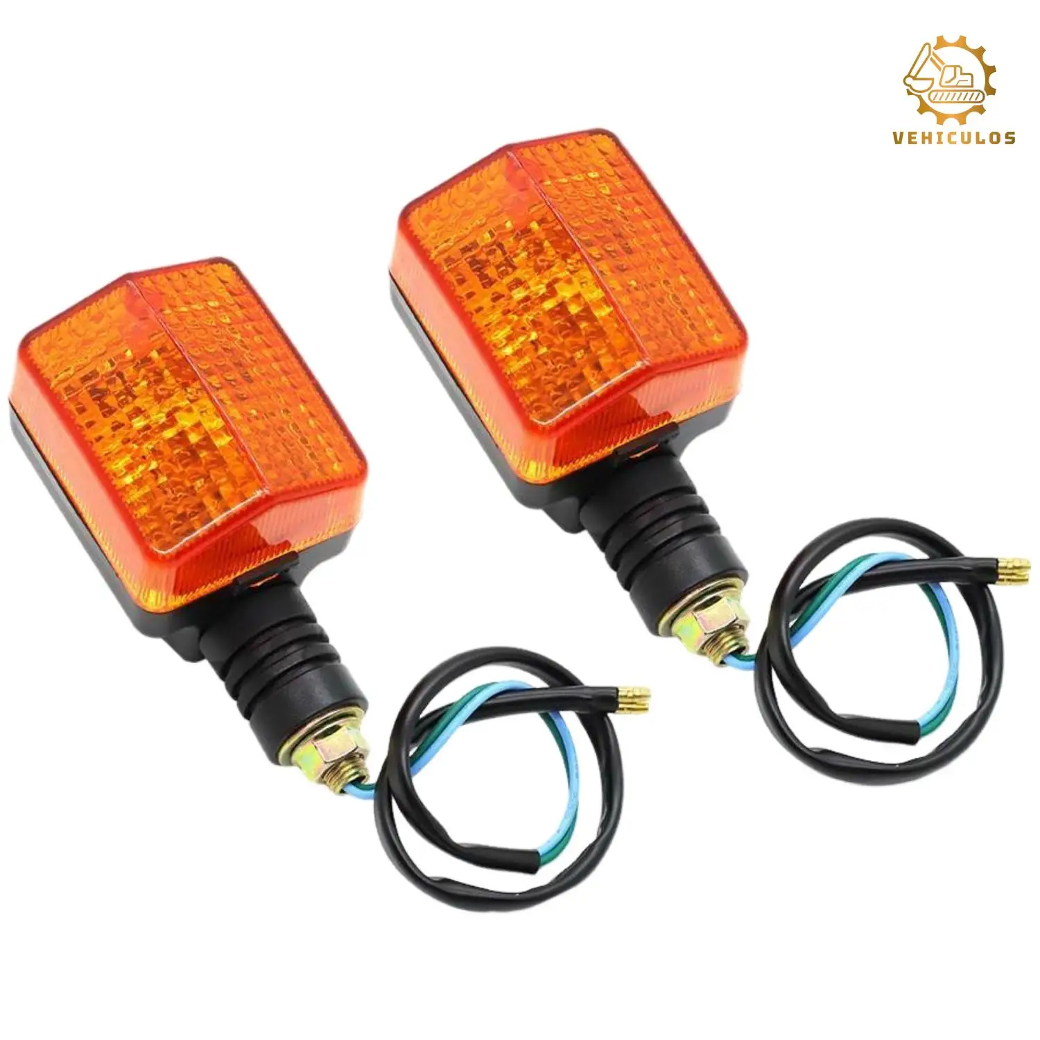 

2 пары задних указателей поворота для Honda Ruckus Zoomer NPS50 2003-2012 33650-GEZ-305, поворотники для скутера, замена янтарного цвета