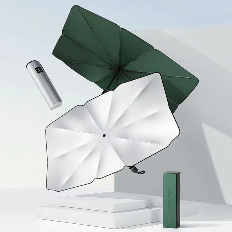 Youpin Titanium Silver ครีมกันแดดที่บังแดดหน้ารถยนต์ร่มครีมกันแดดความร้อนฉนวนกันความร้อนผ้าม่านบังแดดสำหรับรถแรเงา