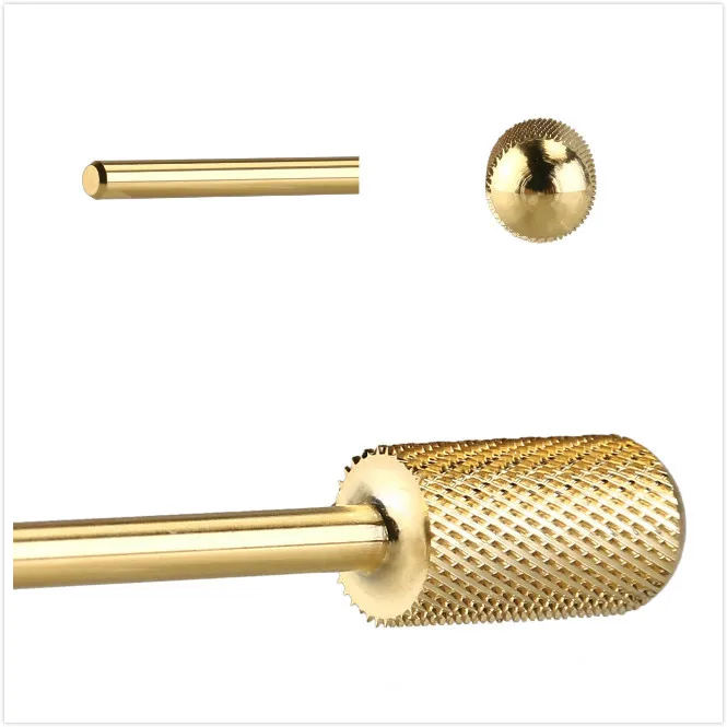 الذهبي كربيد مثقاب الخشب 40 مللي متر غرامة حصى 3/32 بوصة لملف كهربائي مانيكير مسمار الفن استبدال مسمار اطرح ملف الذهب #2