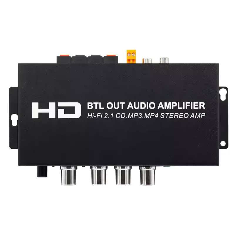 Audio Power Amplifier 80Wx2 Subwoofer HI-FI 2.1CH Audio RCA AUX HDMI Amplifier Stereo Bass Sound Bass MP3 Car Power Amp