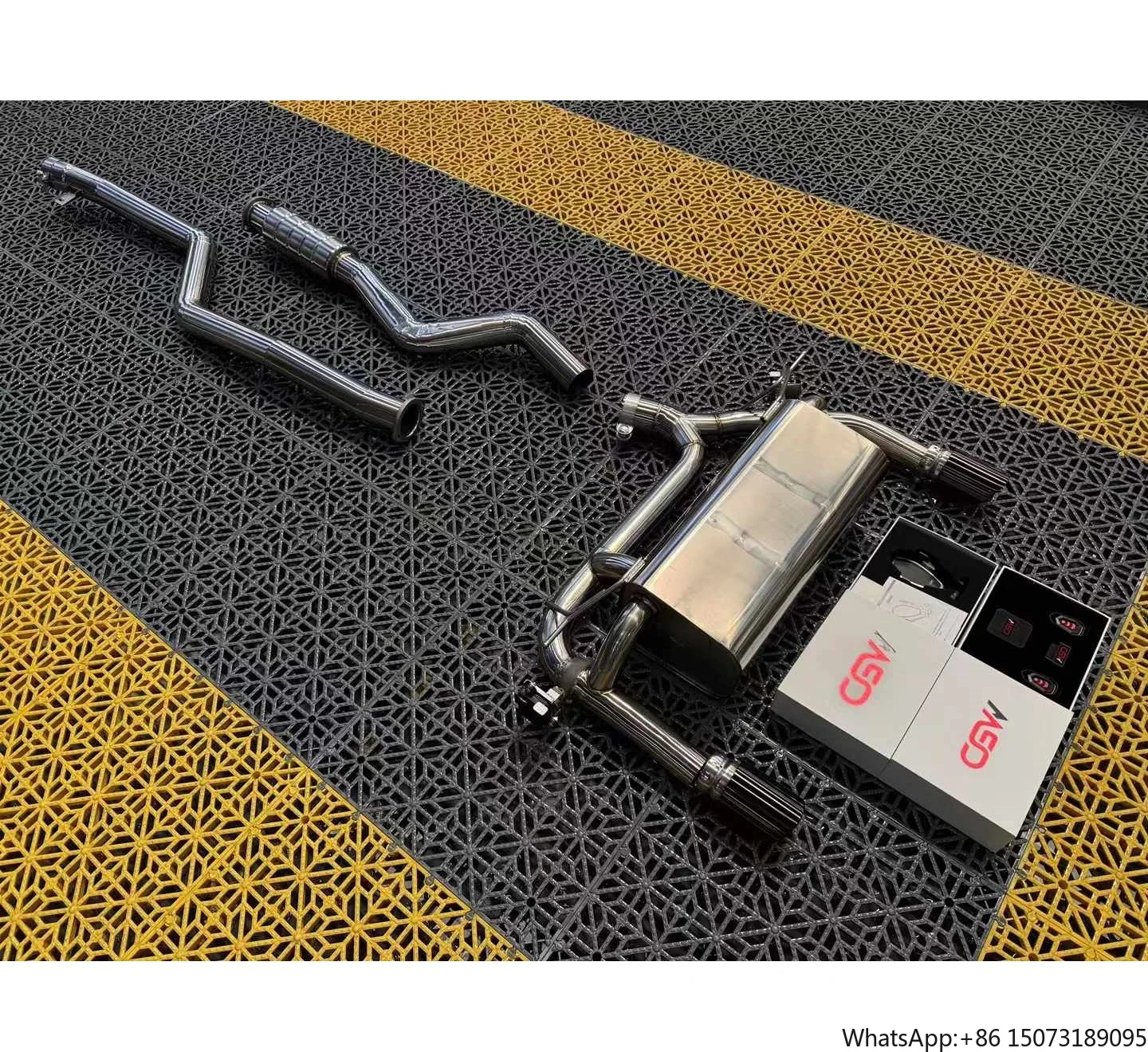 CGW High Performance Top Quality Stainless Steel Mufflers Exhaust Pipes for F36 440i With Carbon Fiber Tips
