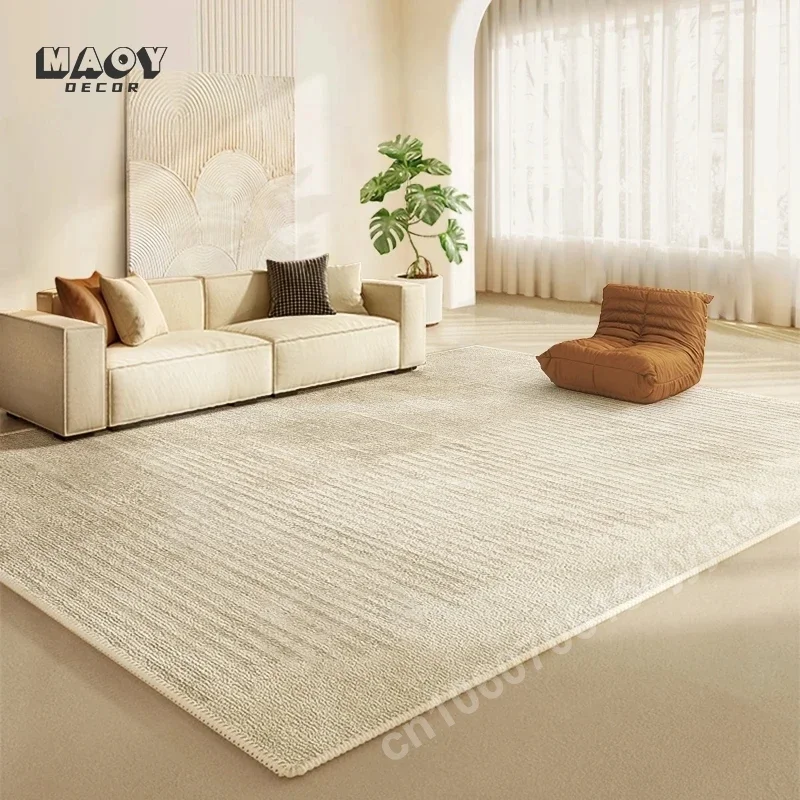 Modern Simple Large-area Living Room Carpet Comfortable Non-slip Beautiful Bedroom Rug Fresh Elegant Sofa Coffee Table Bed Rugs