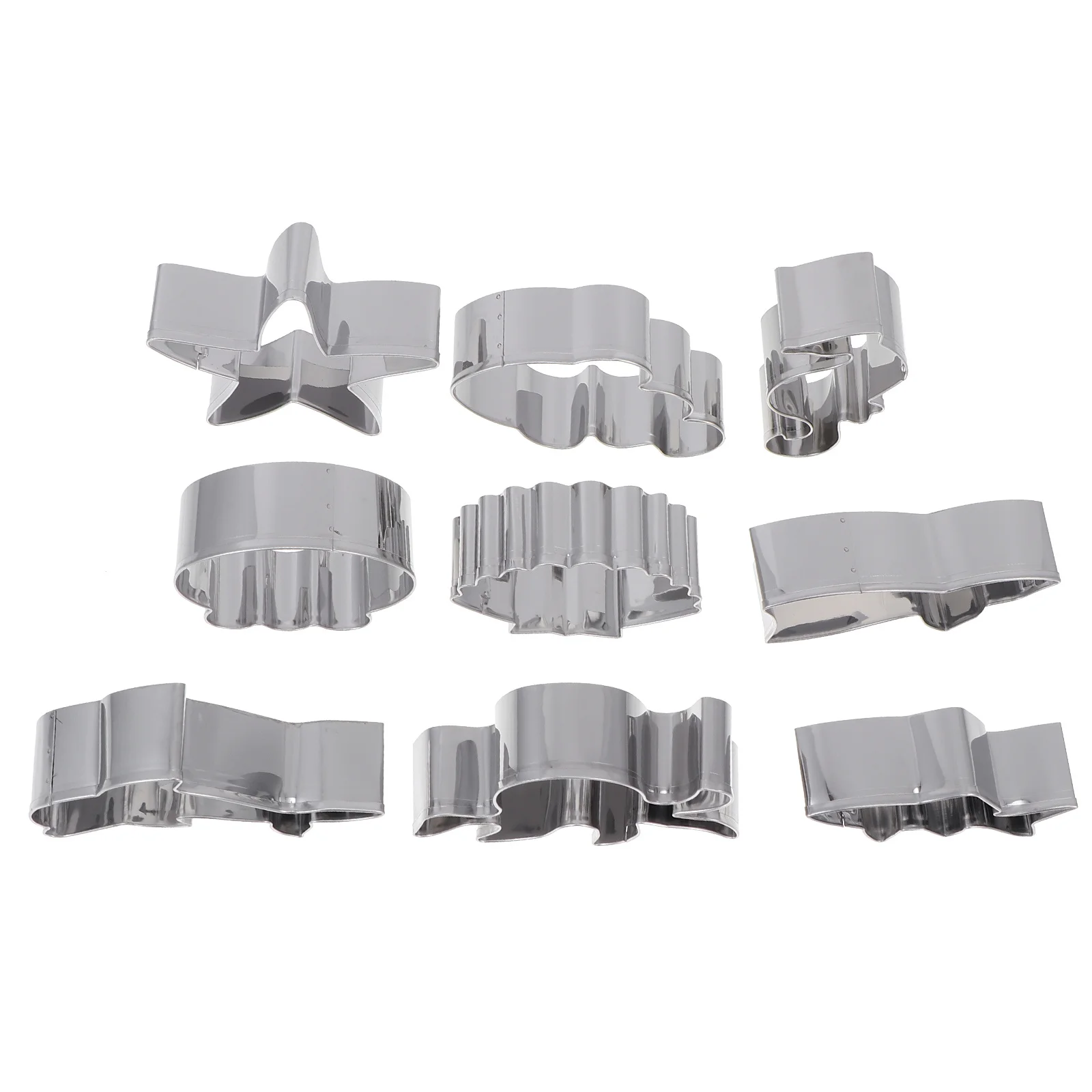 

9pcs Ocean Series Cookie Molds Stainless Steel Baking Tools For Sugar Paste Marzipan Craft Clays Shape Biscuit Mold