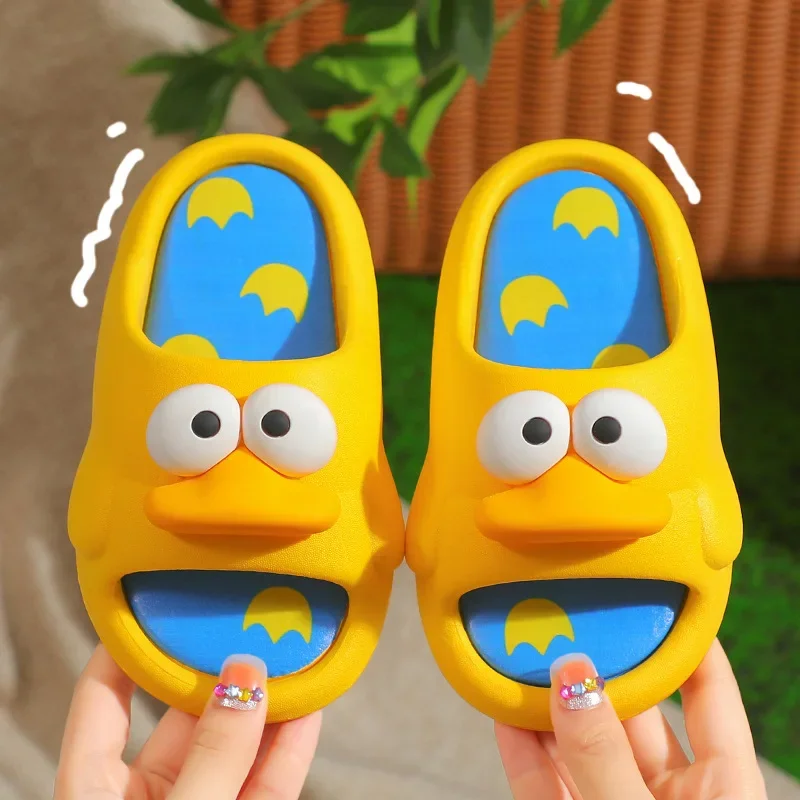 Children's slippers summer boys shoes cartoon soft sole breathable cute comfortable baby flip-flops  kids shoes for girl