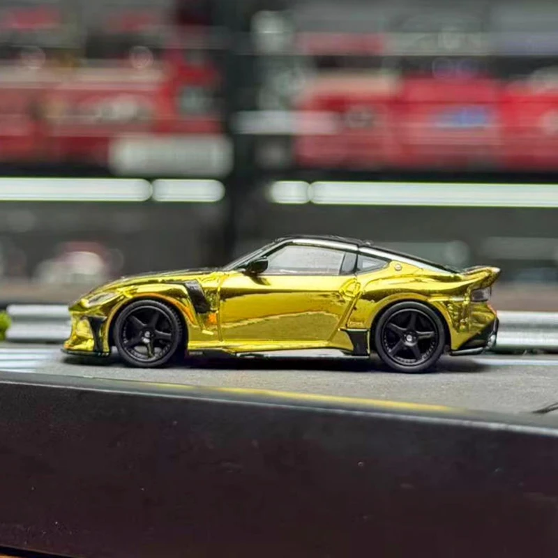 MINIGT 1:64 مقياس 985 Z الحجاب FFZ400 سبيكة محاكاة نموذج سيارة جمع عرض لعبة مزخرفة هدية #4