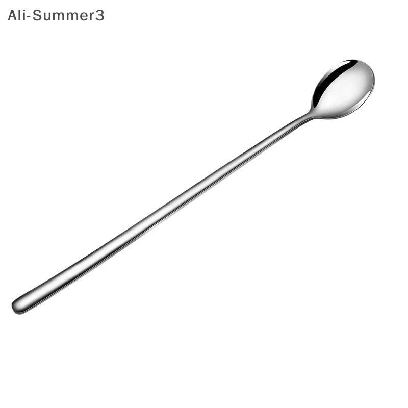 (YY)1Pc 2025 New 304 Stainless Steel Spoons Ice Cream Spoons