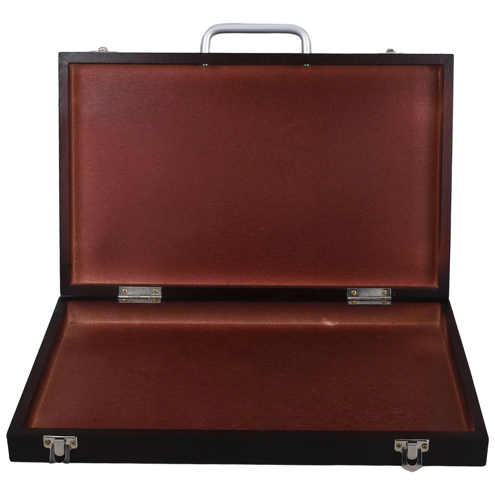 Portable Wooden Paint Box Lightweight Color Mixing Tool Case for Artists and Students Outdoor Drawing Storage