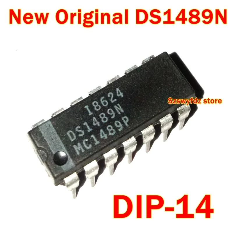 

New Original DS1489N DIP-14 Quad Line Receiver