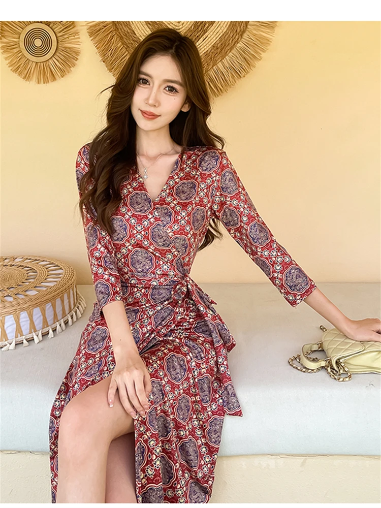 

Vestidos Para Mujer Summer Dress Long Dresses For Women Vintage Dresses De Mujer Elegantes Vestido Feminino a Official Store