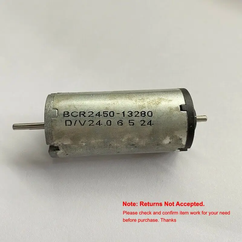 BCR2450 24mm*50mm Round Cylinder Electric Motor DC 12V-24V Strong Large Torque dual shaft