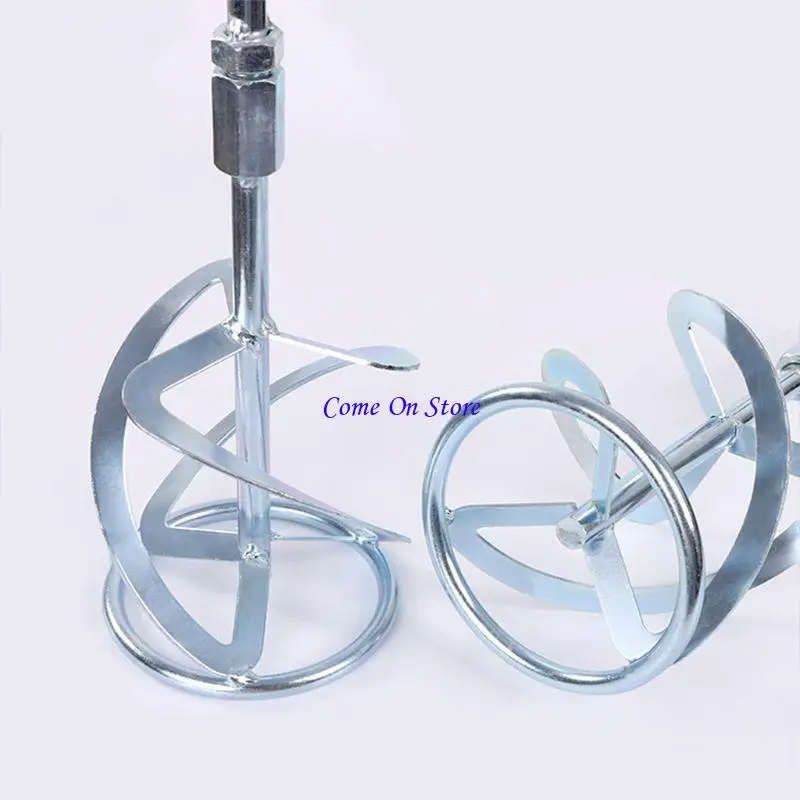 M6CF Professional Mixing Paddle Paint Whisk S Type Thread for Head Stirrer Plaster